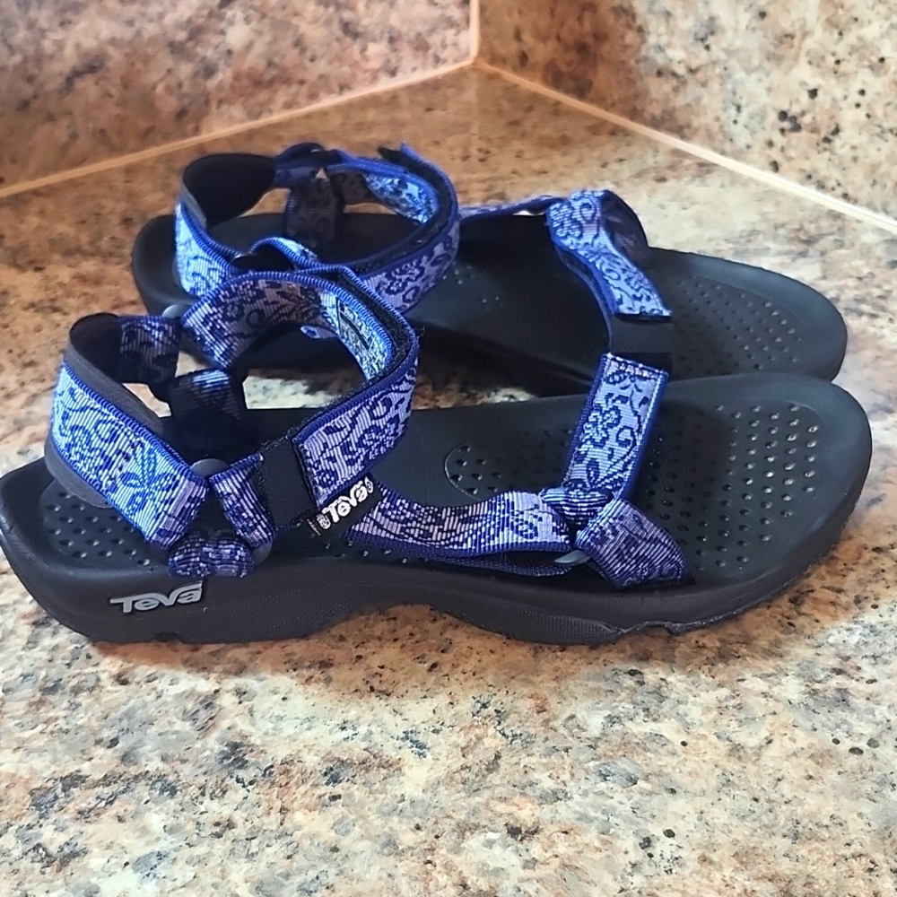 Teva Hurricane 6577 Women's Blue Sport Hiking Water Outdoor Sandals size 8